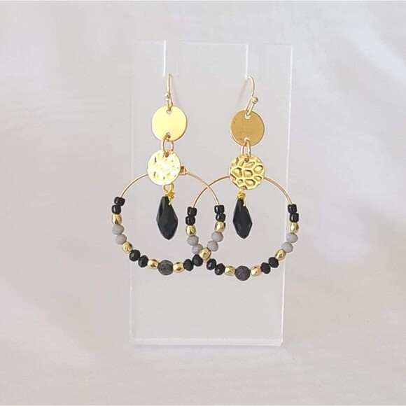 New beaded drop earrings - Picture 1 of 1